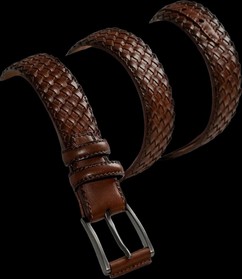 Braided Leather Belt