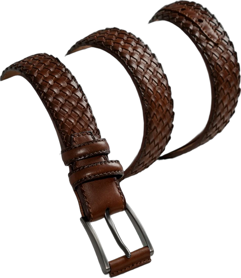 Braided Leather Belt